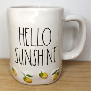 🆕️ Rae Dunn Hello Sunshine Lemon Patterned Mug